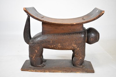 Lot 251 - Fante (Ghana) leopard stool