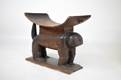 Lot 251 - Fante (Ghana) leopard stool