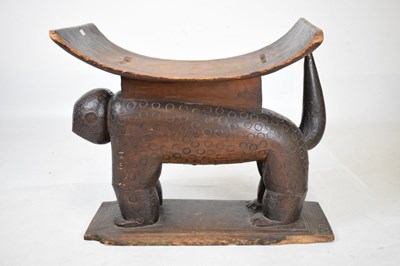 Lot 251 - Fante (Ghana) leopard stool