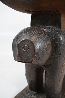 Lot 251 - Fante (Ghana) leopard stool