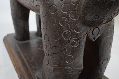 Lot 251 - Fante (Ghana) leopard stool