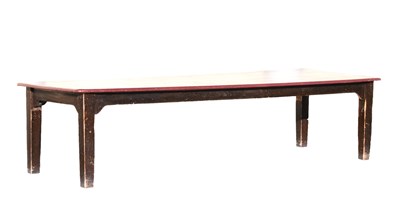 Lot 702 - Rexine top table