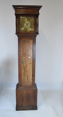 Lot 616 - Mid 18th Century oak-cased 8-day longcase clock, Thomas Mawkes, Chesterfield
