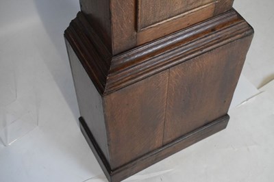 Lot 616 - Mid 18th Century oak-cased 8-day longcase clock, Thomas Mawkes, Chesterfield