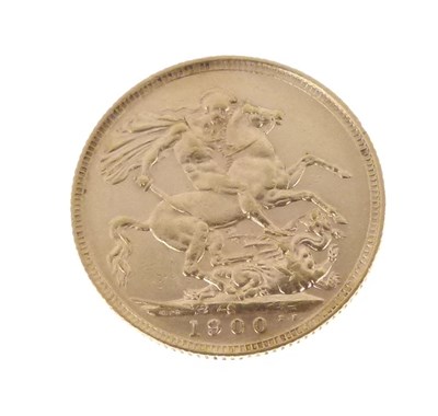 Lot 160 - Queen Victoria Sydney Mint gold sovereign, 1900