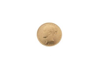 Lot 148 - Queen Victoria Melbourne Mint gold sovereign, 1872