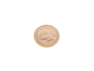 Lot 163 - George V gold sovereign, 1914