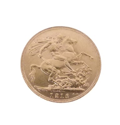 Lot 164 - George V Perth Mint gold sovereign, 1916