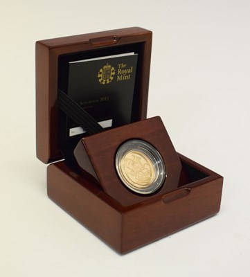 Lot 171 - Elizabeth II gold sovereign 2015