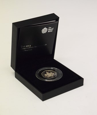 Lot 203 - Elizabeth II silver proof 50 pence 2013