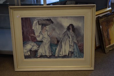 Lot 546 - After Sir William Russell Flint, limited edition coloured print, 'The Balance'