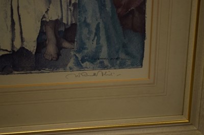 Lot 546 - After Sir William Russell Flint, limited edition coloured print, 'The Balance'