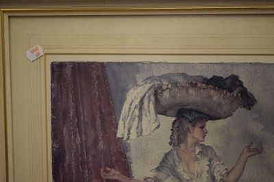 Lot 546 - After Sir William Russell Flint, limited edition coloured print, 'The Balance'