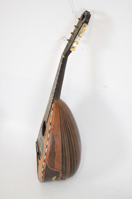 Lot 366 - Early 20th Century Italian mother-of-pearl mounted mandolin (cased)