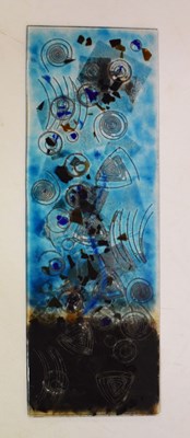 Lot 487 - Art glass panel