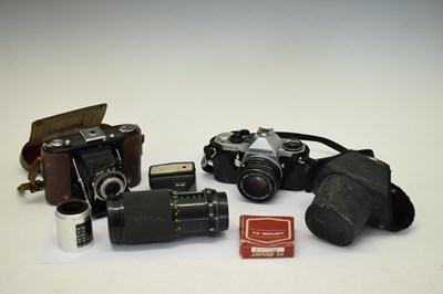 Lot 363 - Pentax ME Super camera and accessories