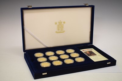 Lot 312 - Royal Mint British Military Leader twelve coin set