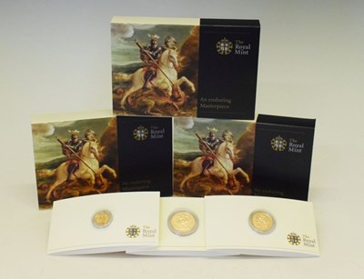 Lot 178 - Royal 2009 Mint Gold Sovereign, Half Sovereign and Quarter Sovereign