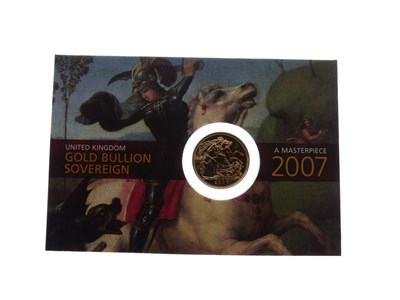 Lot 297 - Royal Mint 2007 sovereign in presentation pack