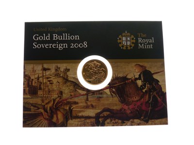 Lot 298 - Royal Mint 2008 sovereign in presentation pack