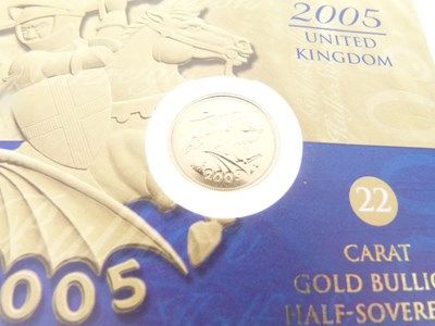 Lot 165 - Royal Mint 2005 Half Sovereign in presentation pack