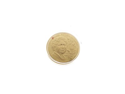 Lot 302 - Guernsey gold proof £25 coin in presentation pack, 2000