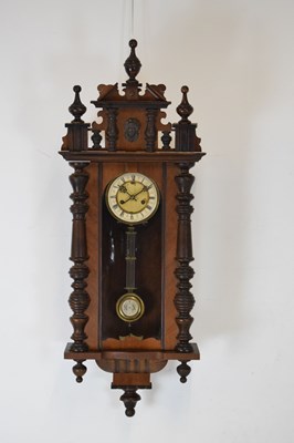 Lot 573 - Early 20th Century Vienna wall clock