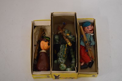 Lot 400 - Pelham Puppets - Three boxed puppets