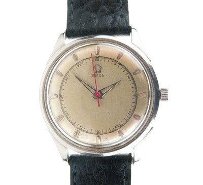 Lot 194 - Omega - Gentleman's vintage stainless steel cased wristwatch
