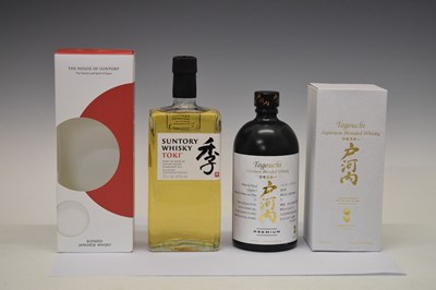 Lot 284 - Togouchi Japanese blended whisky and Suntory Whisky Toki