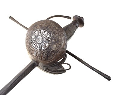 Lot 191 - Spanish or Neapolitan rapier