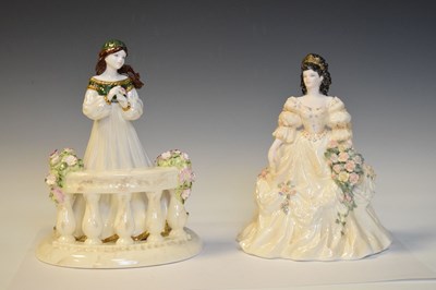 Lot 525 - Two Coalport figures - 'Juliet' and 'My Divine Arabella'