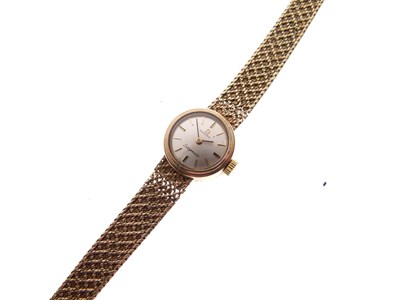 Lot 207 - Omega - Lady's Ladymatic 9ct gold wristwatch