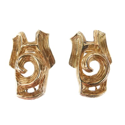 Lot 23 - Ilias Lalaounis - Pair of earclips