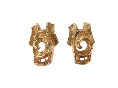 Lot 23 - Ilias Lalaounis - Pair of earclips