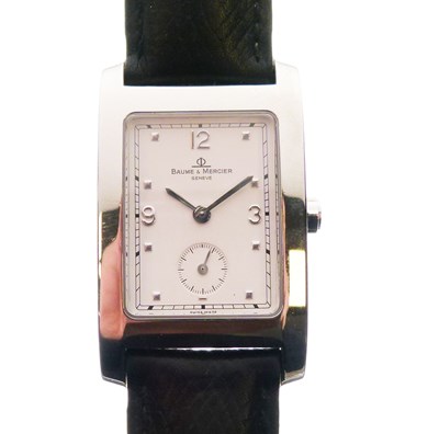 Lot 209 - Baume & Mercier - Lady's stainless steel quartz wristwatch