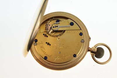 Lot 75 - George V 18ct gold open-face pocket watch