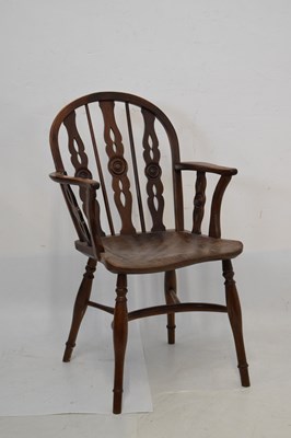 Lot 631 - Windsor chair with arms