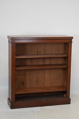 Lot 696 - Open bookshelf veneered