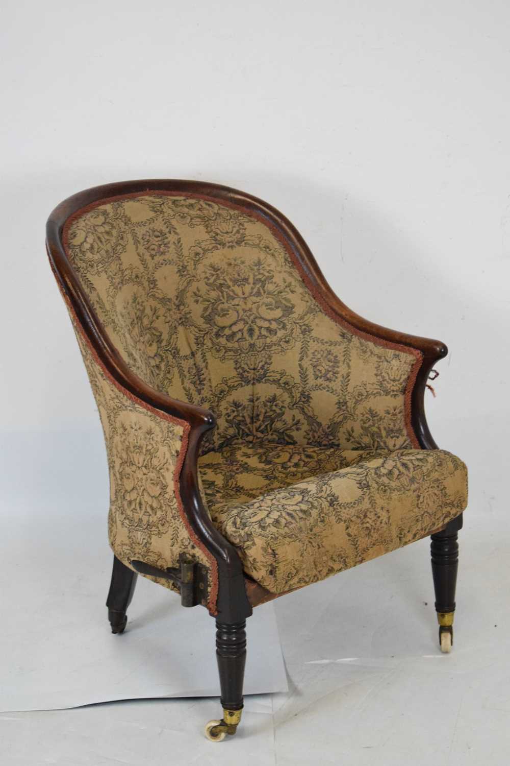 Lot 699 - Victorian reading chair