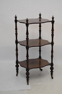 Lot 602 - Rosewood 3-tier what-not