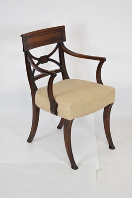 Lot 635 - Regency armchair