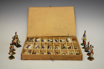 Lot 430 - Quantity of Royal Marines and other unbranded hand painted lead figures