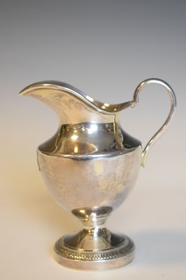 Lot 259 - French silver cream jug