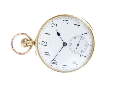 Lot 55 - Anonymous, open-faced pocket watch