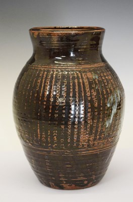 Lot 416 - Studio pottery vase