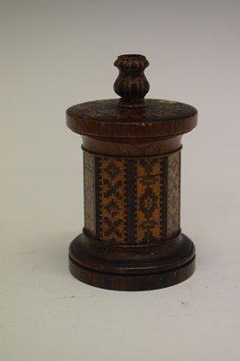 Lot 193 - Tunbridge ware thread/string box