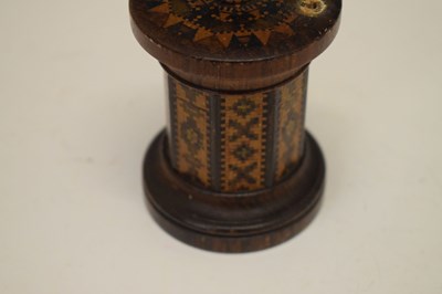 Lot 193 - Tunbridge ware thread/string box