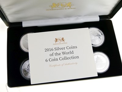 Lot 134 - Harrington & Byrne 2016 'Silver Coins of the World, 6 Coin Collection'