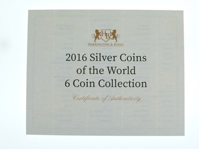 Lot 134 - Harrington & Byrne 2016 'Silver Coins of the World, 6 Coin Collection'